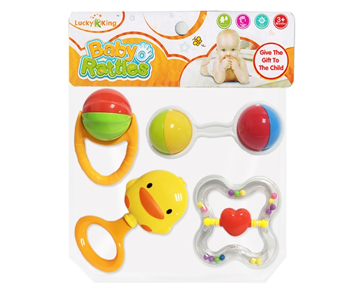 BABY RATTLE 4PCS - HP1123361