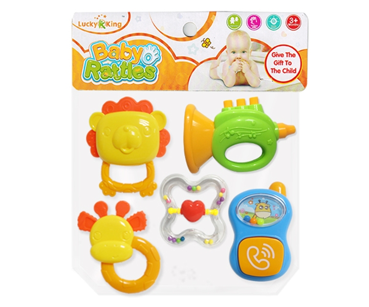 BABY RATTLE 5PCS - HP1123375