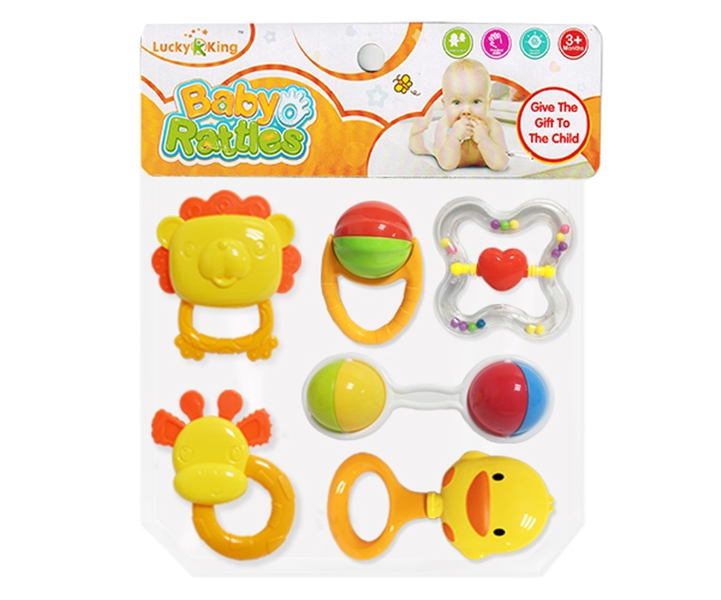 BABY RATTLE 6PCS - HP1123381