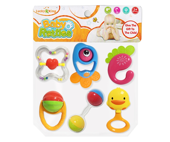 BABY RATTLE 6PCS - HP1123382