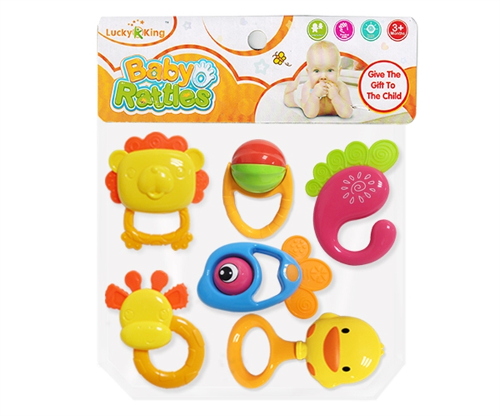 BABY RATTLE 6PCS - HP1123385