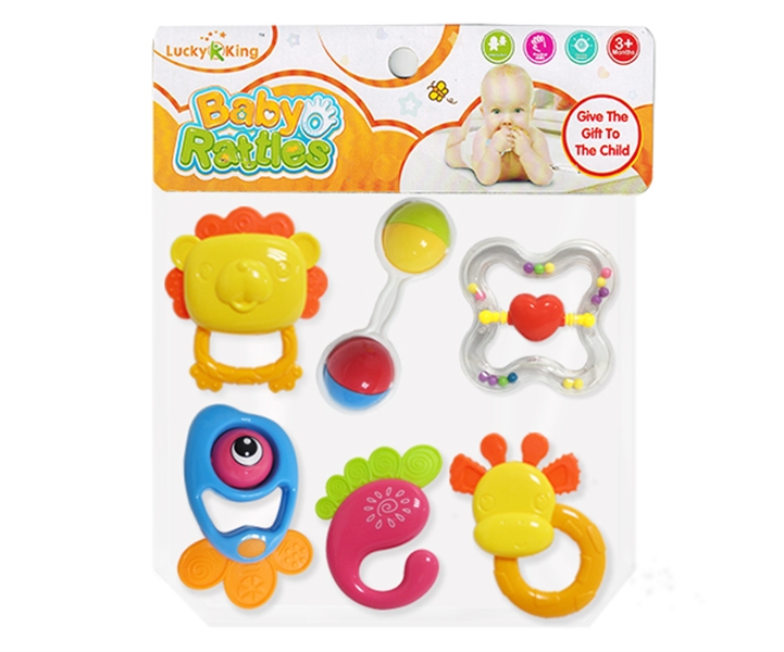 BABY RATTLE 6PCS - HP1123388
