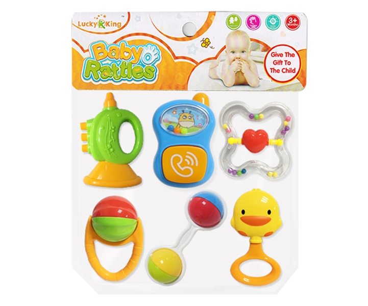 BABY RATTLE 6PCS - HP1123389