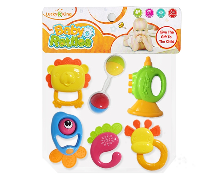 BABY RATTLE 6PCS - HP1123390
