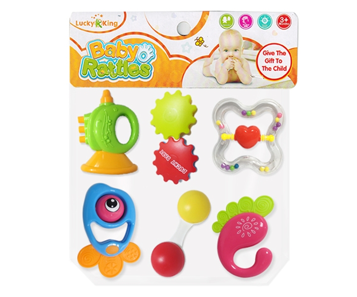 BABY RATTLE 6PCS - HP1123392