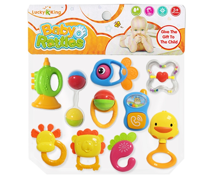 BABY RATTLE 10PCS - HP1123398