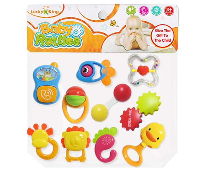 BABY RATTLE 10PCS - HP1123400