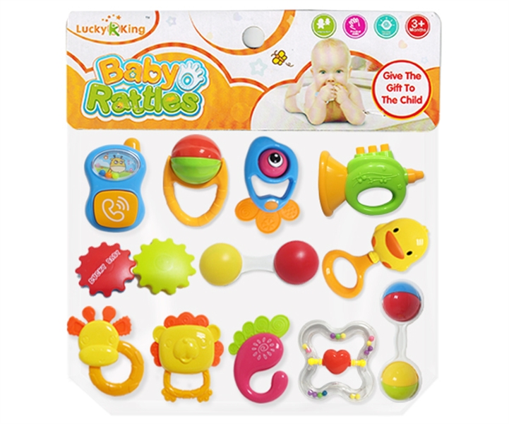 BABY RATTLE 12PCS - HP1123401