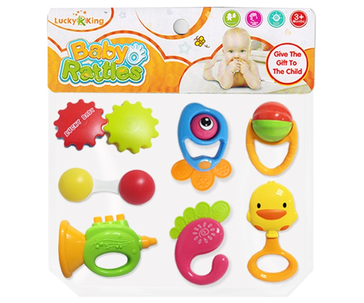 BABY RATTLE 7PCS - HP1123403