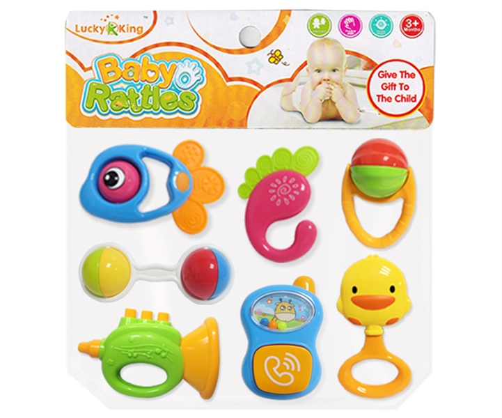 BABY RATTLE 7PCS - HP1123405
