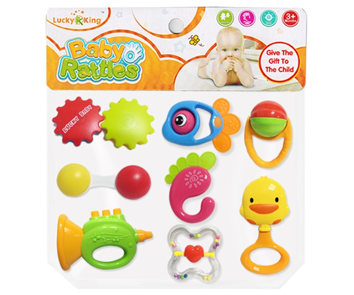 BABY RATTLE 8PCS - HP1123406