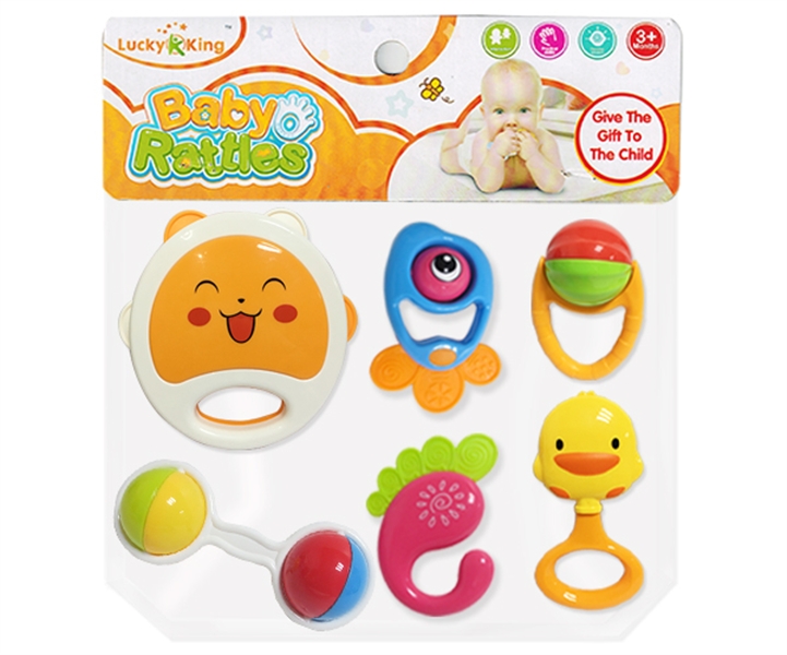 BABY RATTLE 6PCS - HP1123407