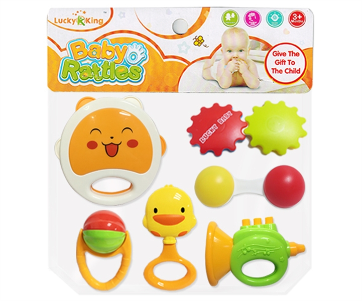 BABY RATTLE 6PCS - HP1123408