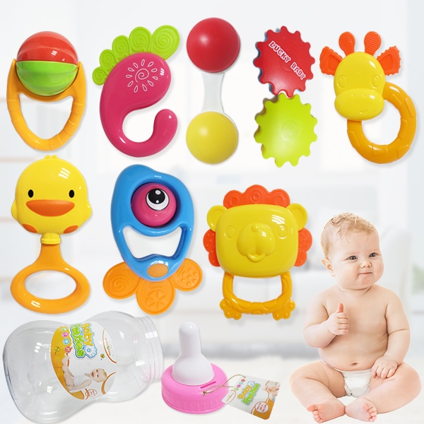 BABY RATTLE 8PCS - HP1123409