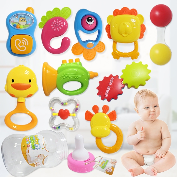 BABY RATTLE 10PCS - HP1123411