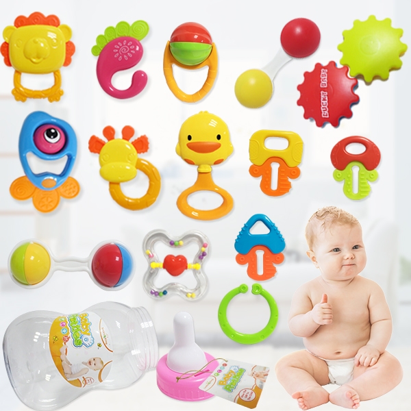 BABY RATTLE 14PCS - HP1123416