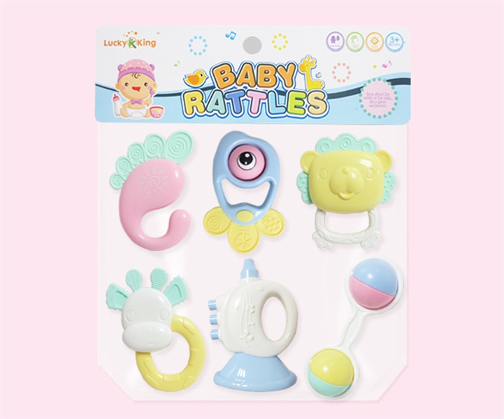 BABY RATTLE 6PCS - HP1123444