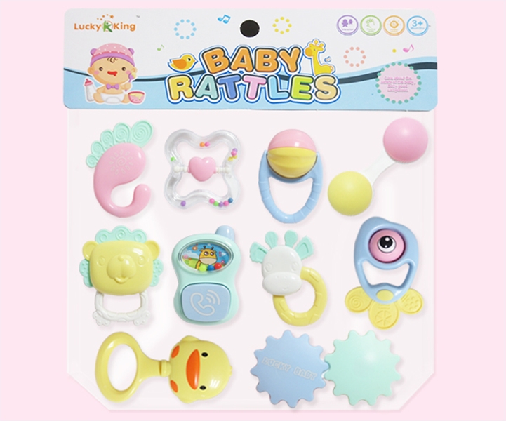 BABY RATTLE 10PCS - HP1123450