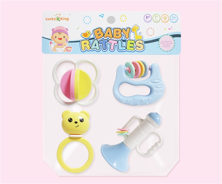 BABY RATTLE 4PCS - HP1123454