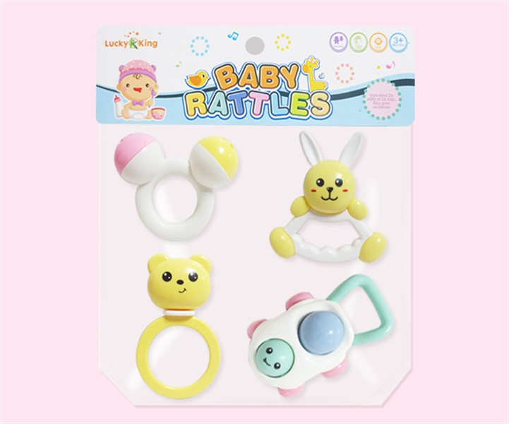 BABY RATTLE 4PCS - HP1123456