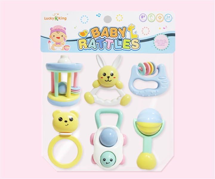 BABY RATTLE 6PCS - HP1123460