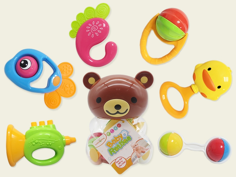 BABY RATTLE 6PCS - HP1123490