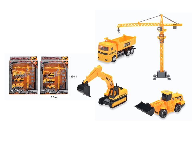 PULL BACK CONSTRUCTION CAR 2ASST - HP1123692