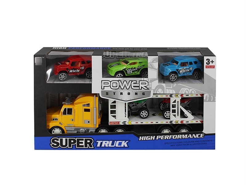 FRICTION TRUCK W/FREE WAY CAR 5PCS - HP1123693