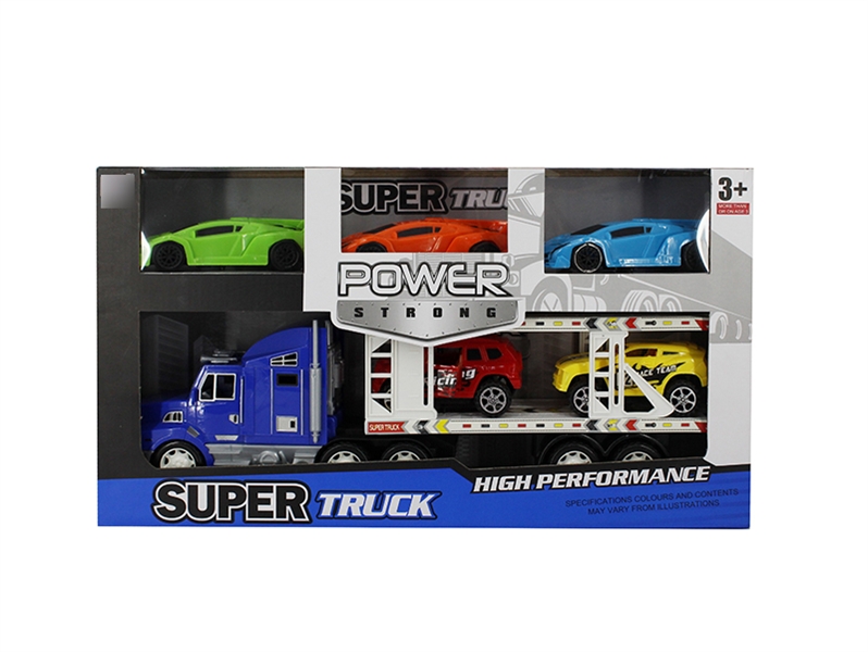 FRICTION TRUCK W/FREE WAY CAR 5PCS - HP1123694