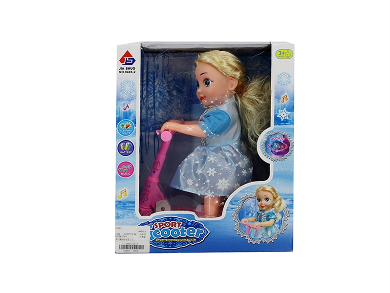 B/O SCOOTE W/DOLL & LIGHT & MUSIC - HP1123726