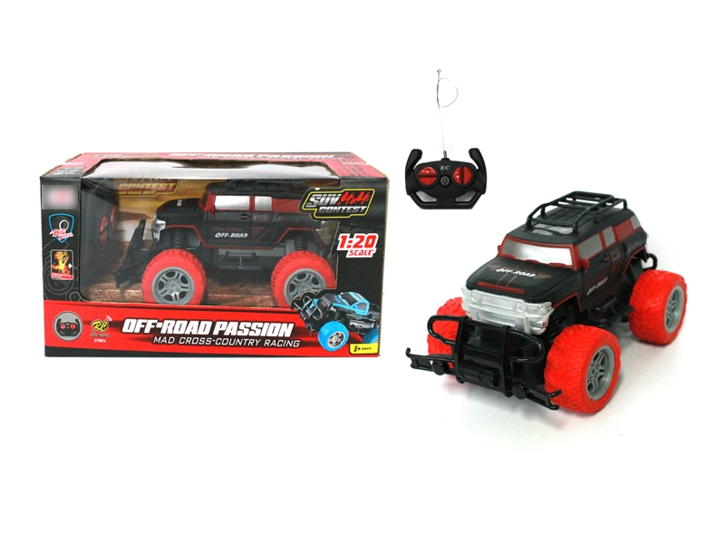 4 FUNCTION R/C CAR RED/YELLOW - HP1123834