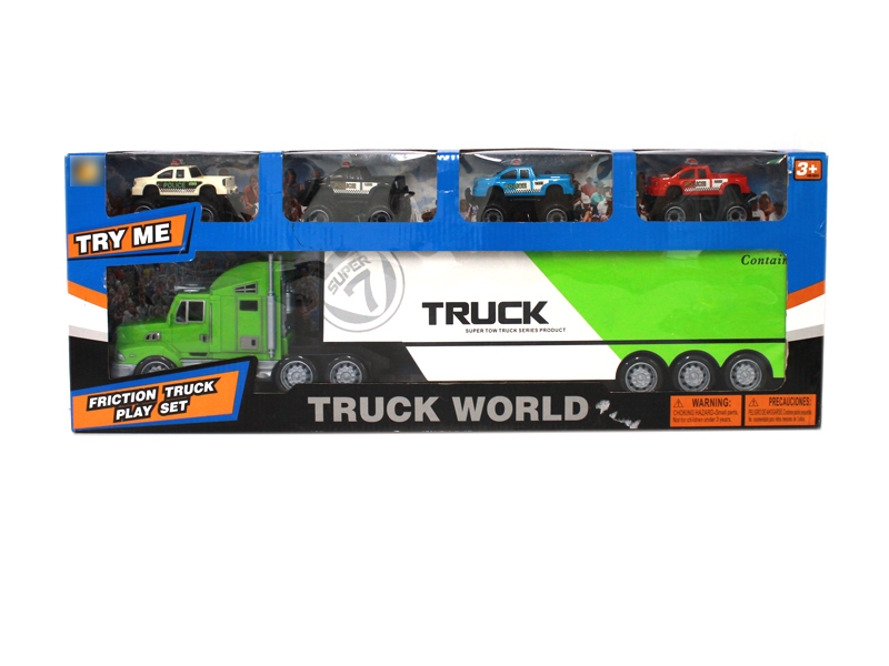 FRICTION TRUCK ORANGE/GREEN/BEIGE - HP1123845