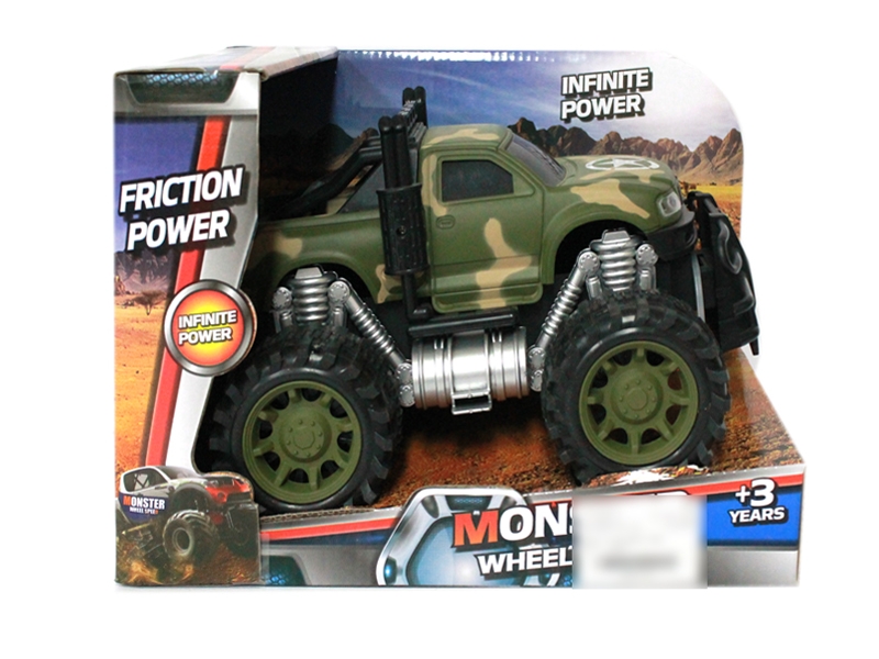 FRICTION CAR ARMY GREEN/DESERT YELLOW - HP1123848