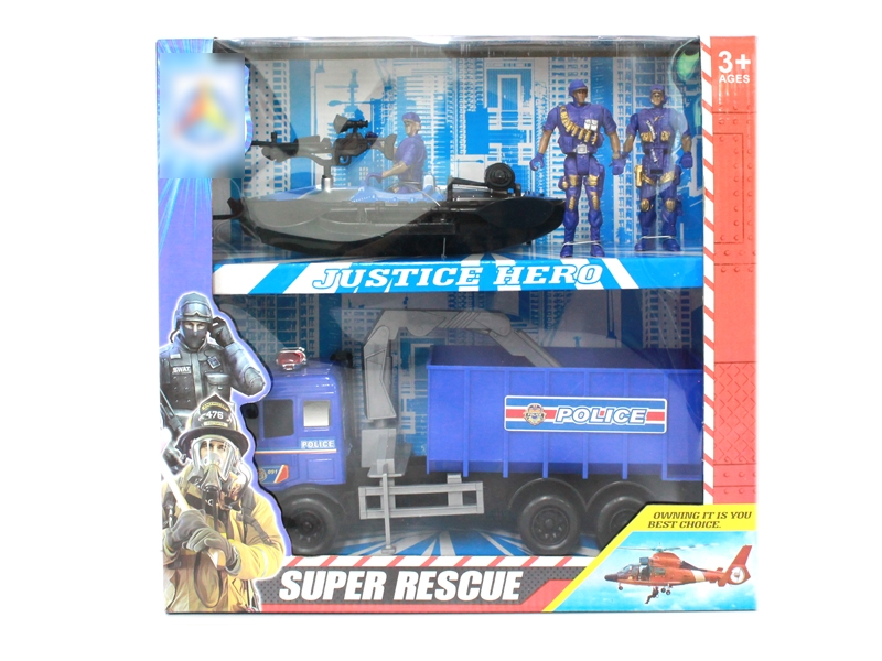 FREE WAY POLICE CAR SET - HP1123869