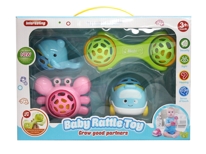BABY RATTLE SET 4PCS - HP1123911