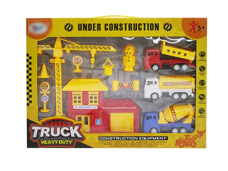 PULL BACK CONSTRUCTION TRUCK SET - HP1123956