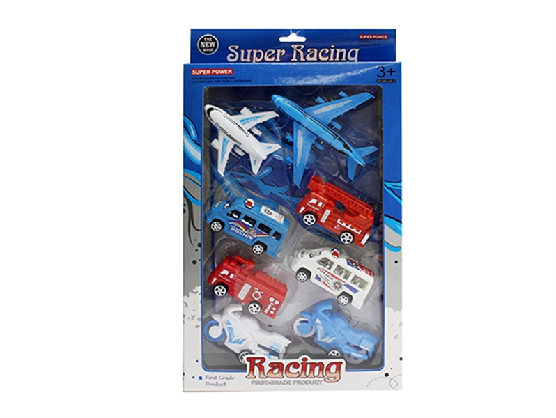 PULL BACK CAR SET 8PCS - HP1124040