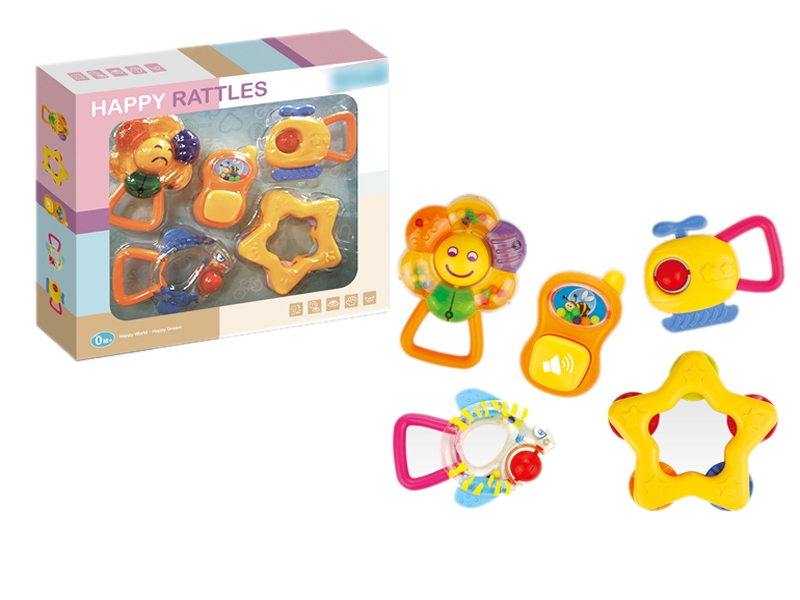 BABY RATTLE 5PCS - HP1124128