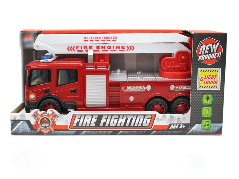 FRICTION FIRE TRUCK W/LIGHT - HP1124139