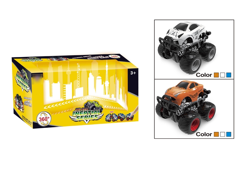 FRICTION CAR ORANGE & WHITE & BIU - HP1124148