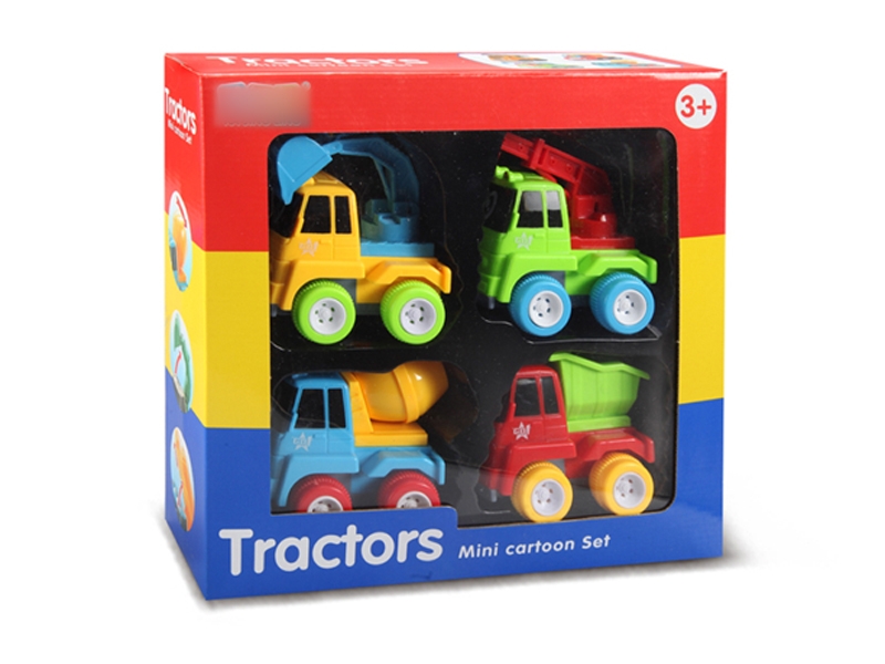 FRICTION CONSTRUCTION CAR 4PCS - HP1124217