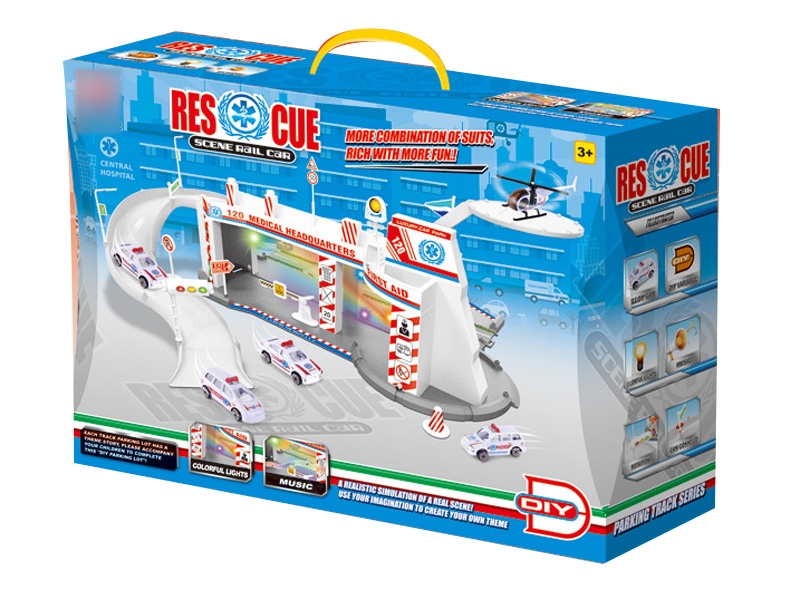 PARKING LOT DIE CAST PLAY SET - HP1124273
