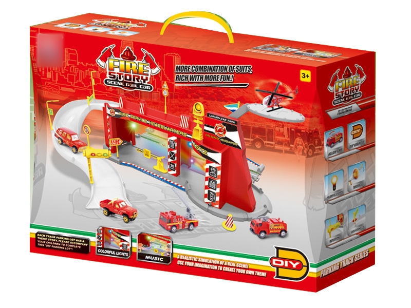 PARKING LOT DIE CAST PLAY SET - HP1124274
