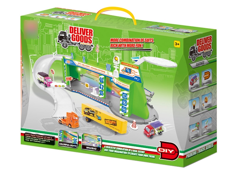 PARKING LOT DIE CAST PLAY SET - HP1124276