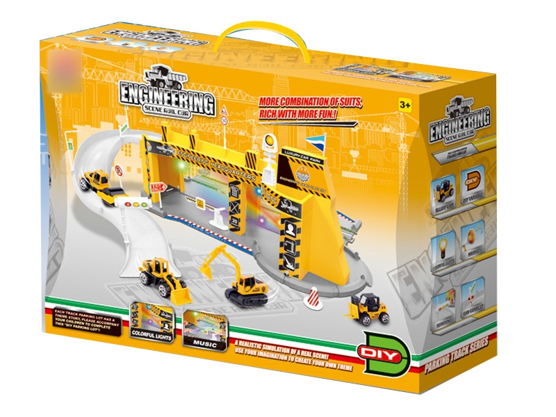 PARKING LOT DIE CAST PLAY SET - HP1124277