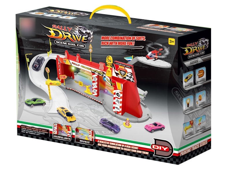PARKING LOT DIE CAST PLAY SET - HP1124279