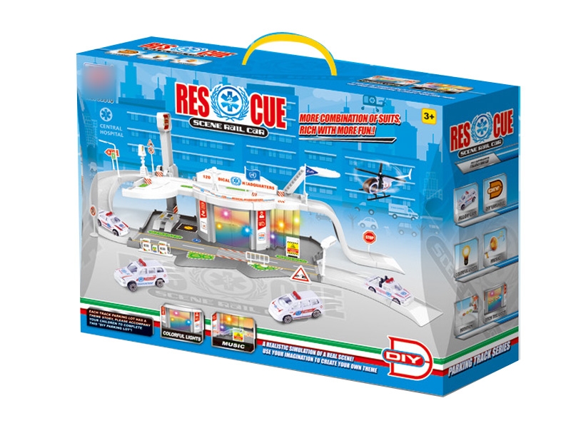 PARKING LOT DIE CAST PLAY SET - HP1124281
