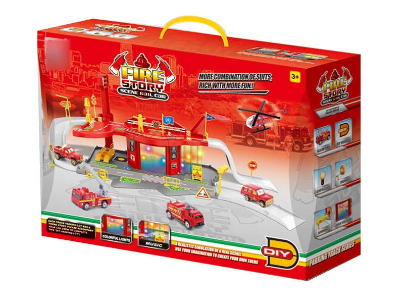 PARKING LOT DIE CAST PLAY SET - HP1124282