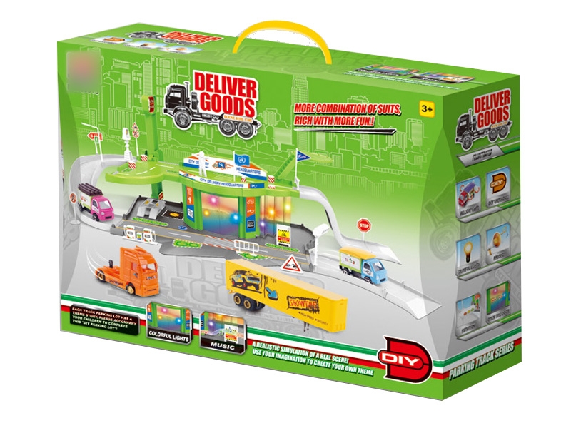 PARKING LOT DIE CAST PLAY SET - HP1124284