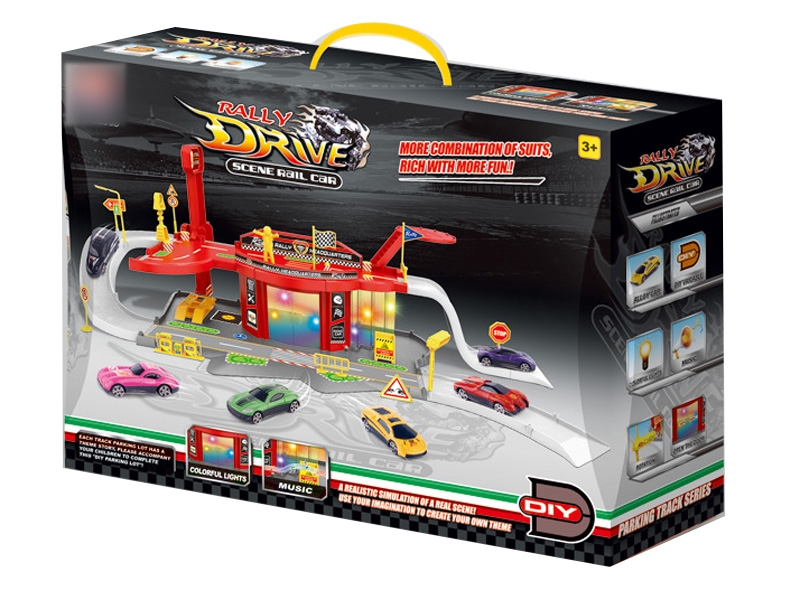 PARKING LOT DIE CAST PLAY SET - HP1124287